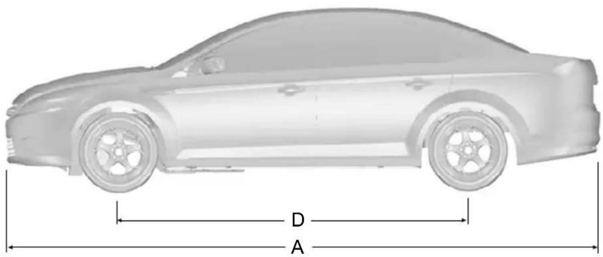 FORD Mondeo (2007) - Vehicle dimensions - 1
