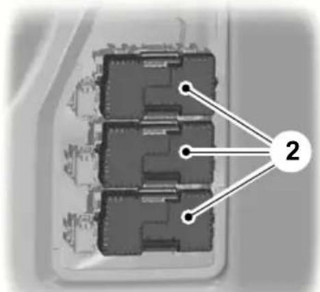 FORD Mondeo (2007) - Rear fuse box - 4-door and 5Rear fuse box - Estate door - 3