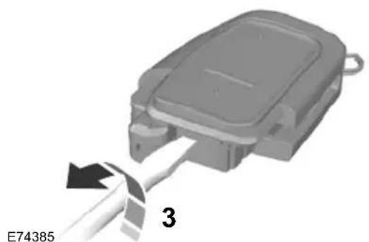 FORD Mondeo (2007) - Remote control with a folding key blade - 3