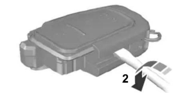 FORD Mondeo (2007) - Remote control with a folding key blade - 2