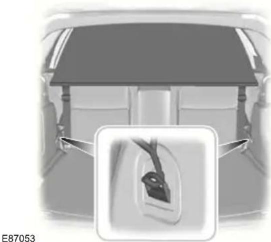 FORD Mondeo (2007) - Luggage retention net Installing the net - 2