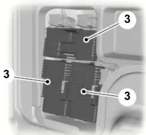 FORD Mondeo (2007) - Rear fuse box - 4-door and 5Rear fuse box - Estate door - 4