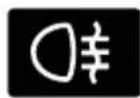 FORD Mondeo (2007) - Rear fog lamp indicator - 1