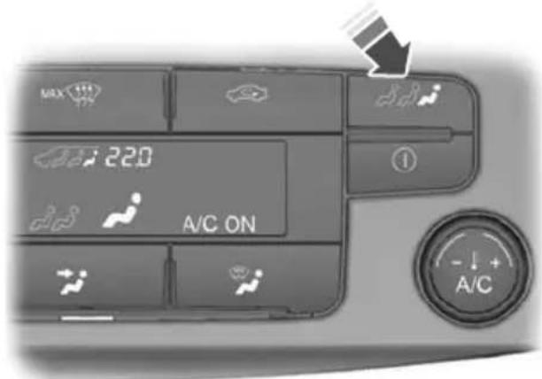 FORD S-Max (2012) - Switching between front and rear air conditioning mode - 1
