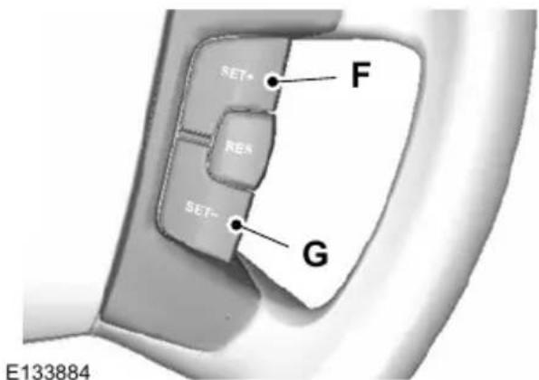 FORD S-Max (2012) - Changing the set speed - 1