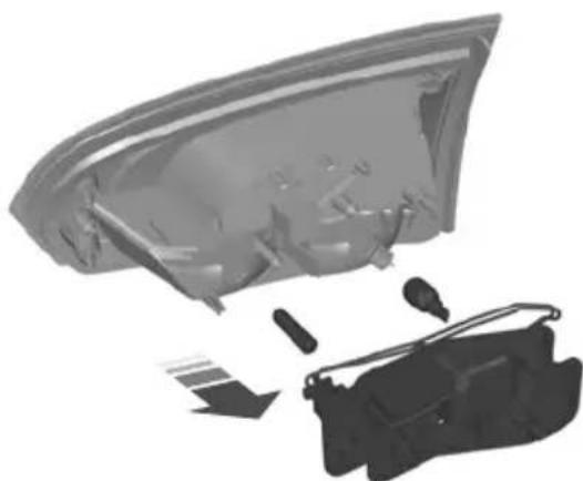 FORD S-Max (2012) - Reversing lamp, tail lamp and fog lamp - 3
