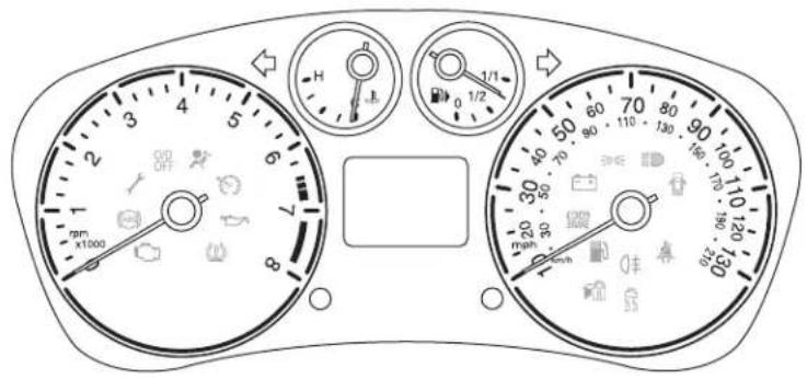 FORD Transit (2011) - Instrument Cluster - 1