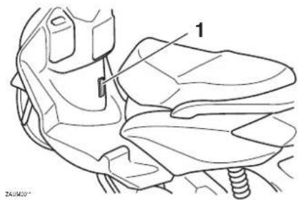 YAMAHA Cygnus 125 (2000) - Identification numbers - 5