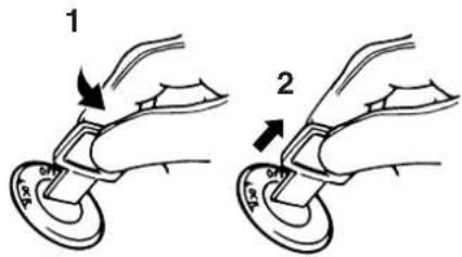 YAMAHA Cygnus 125 (2000) - To unlock the steering - 1