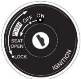 YAMAHA Cygnus 125 (2000) - Main switch/steering lock - 1