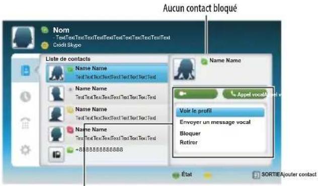 Aucun contact bloqué Nom - TextTextTextTextTextTextTextTextTextTextText Credit Skype Liste de contacts Name Name Text Text Text Text Text Text Text Text Text Name Name Text Text Text Text Text Text Text Text Text Name Name Text Text Text Text Text Text Text Text Text Name Name Text Text Text Text Text Text Text Text Text Name Name Text Text Text Text Text Text Text Text Text +8488888888888 Name Name Appel vocal Voir le profil Envoyer un message vocal Bloquer Retirer État SORTIEAjouter contact