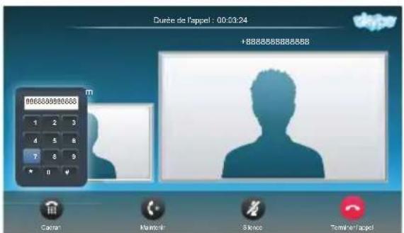 Durée de l'appel : 00:03:24 +888888888888 Casser Kaméchir Sinoz Tomérén l'appel