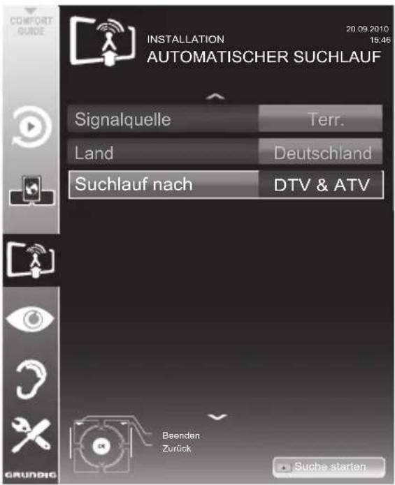 GRUNDIG 26 VLE 8200 SL - Achtung: - 1