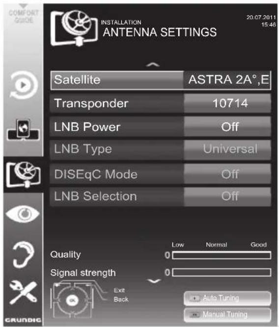 GRUNDIG 26 VLE 8200 SL - Advanced installation - 1