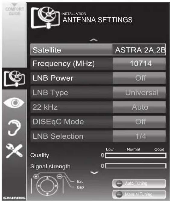 GRUNDIG 22 VLE 8220 SG - Advanced installation - 1