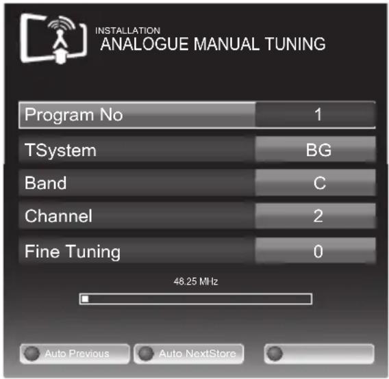 GRUNDIG 22 VLE 8220 SG - Tuning the television channels by entering the channel numbers - 1