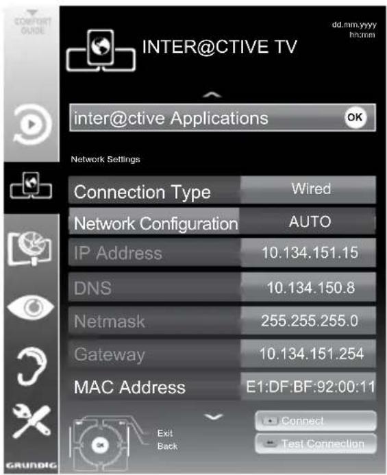 GRUNDIG Fine Arts 46 FLE 9170 SL - Automatic wired network connection - 1