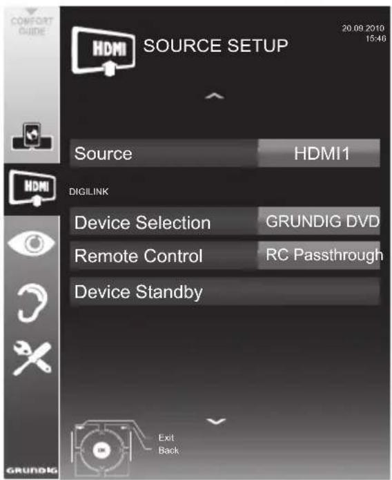 GRUNDIG Fine Arts 40 FLE 9170 SL - Device operation - 1