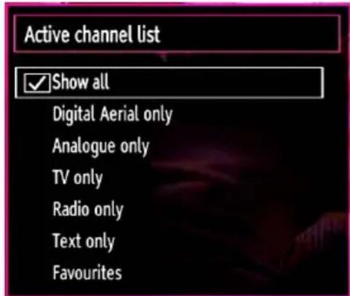 SALORA 24LED7105CD - Managing Stations: Sorting Channel List - 1