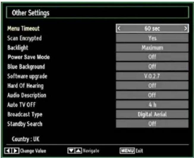 SALORA 24LED7105CD - Configuring Other Settings - 1