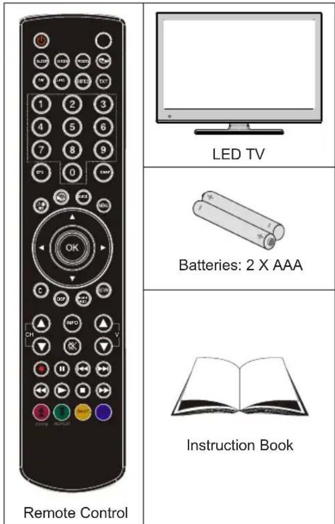 SALORA 24LED7105CD - Package Contents - 1