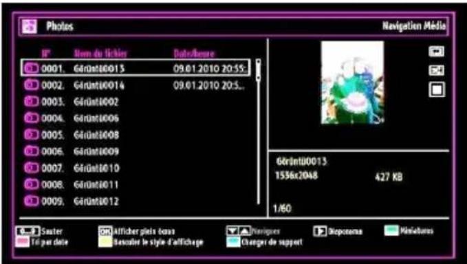 SALORA 24LED7105CD - Affichage de photos via USB - 1