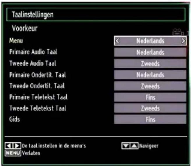 SALORA 24LED7105CD - Taalinstellingen - 1