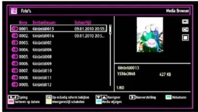 SALORA 24LED7105CD - Foto's bekijken via USB - 1