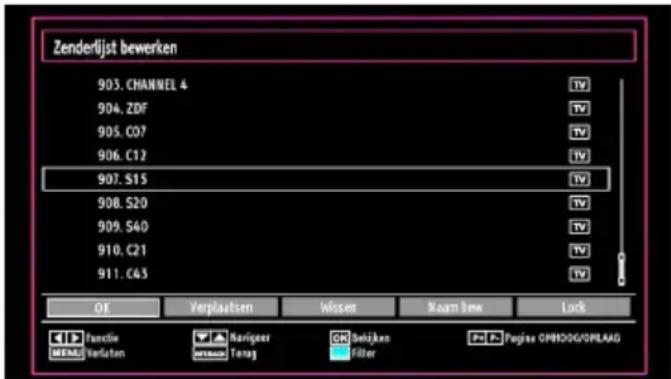 SALORA 24LED7105CD - Zenders beheren - Kanalenlijst - 2