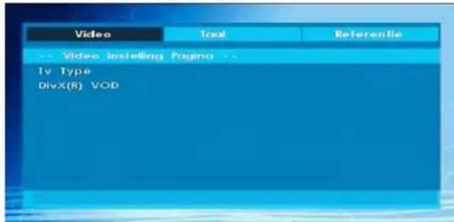 SALORA 24LED7105CD - Video instelling pagina - 1
