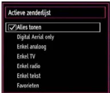 SALORA 24LED7105CD - Zenders beheren - De kanalenlijst sorteren - 1