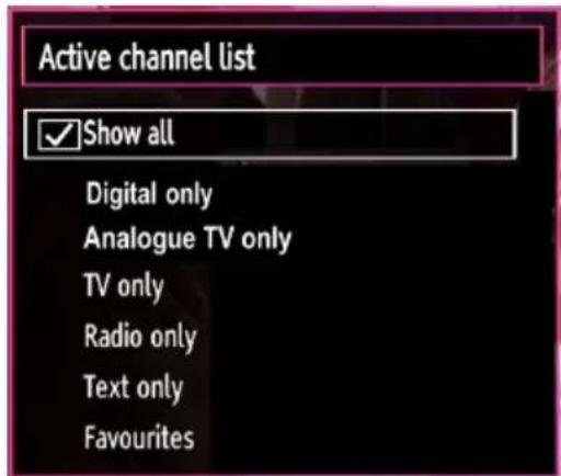SALORA 32LED7105CD - Managing Stations: Sorting the Channel List - 1