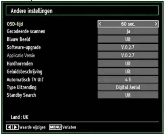 SALORA 32LED7105CD - Andere instellingen configureren - 1