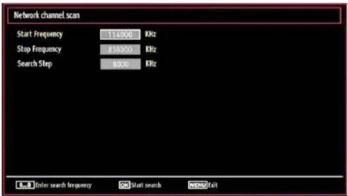 SALORA 32LED7105CD - Network Channel Scan - 2
