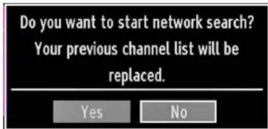 SALORA 32LED7105CD - Network Channel Scan - 1