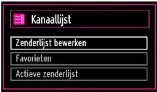 SALORA 32LED7105CD - Zenders beheren - Kanalenlijst - 1