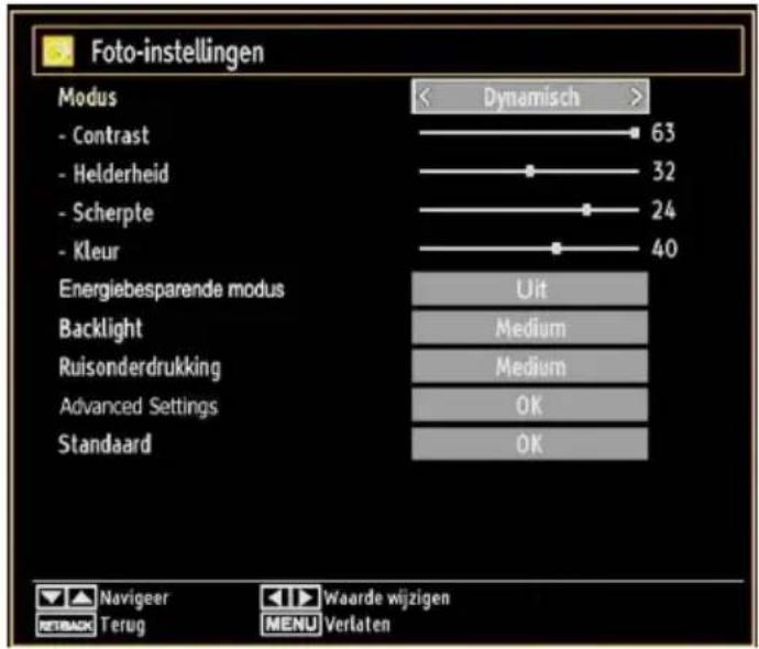 SALORA 32LED7105CD - Beeldinstellingen configureren - 1