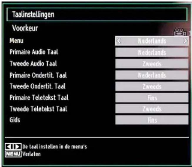 SALORA 42LED7100C - Taalinstellingen - 1