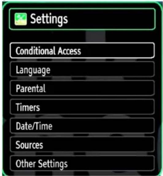 SALORA 42LED7100C - Configuring Your TV's Settings - 1