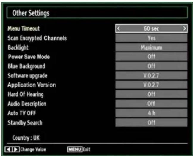 SALORA 42LED7100C - Configuring Other Settings - 1