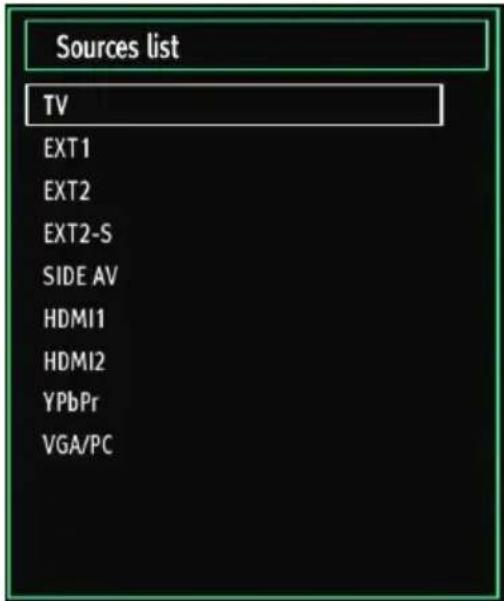 SALORA 42LED7100C - Input Selection - 1