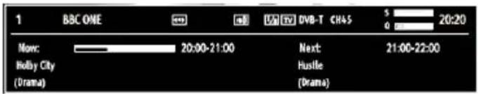 SALORA 42LED7100C - On-Screen Information - 1