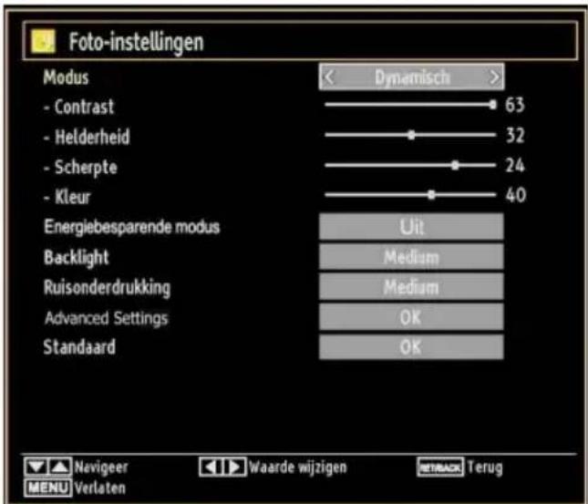 SALORA 42LED7100C - Beeldinstellingen configureren - 1
