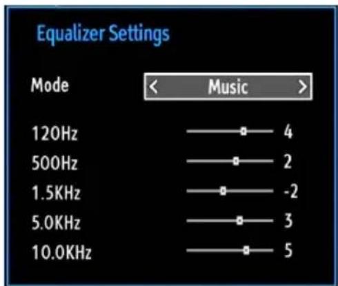 SALORA 42LED7100C - Sound Settings Menu Items - 1
