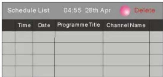 HAIER LET32C500 - Schedule (Programme) - 1