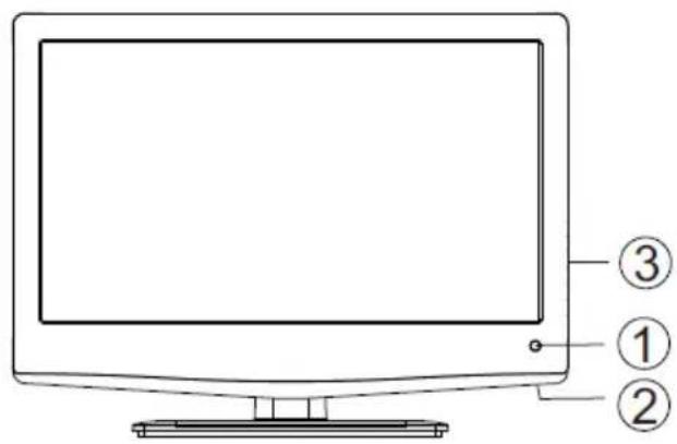 HAIER LET32C500 - Panneau frontal - 1