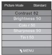 HAIER LET32C600 - PICTURE MENU - 2