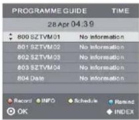 HAIER LET32C600 - MENÚ EPG (Guía electrónica de programación) - 1