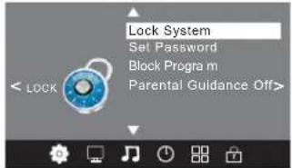 HAIER LET32C600 - LOCK MENU - 1