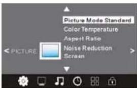 HAIER LET32C600 - PICTURE MENU (Menu Image) - 1